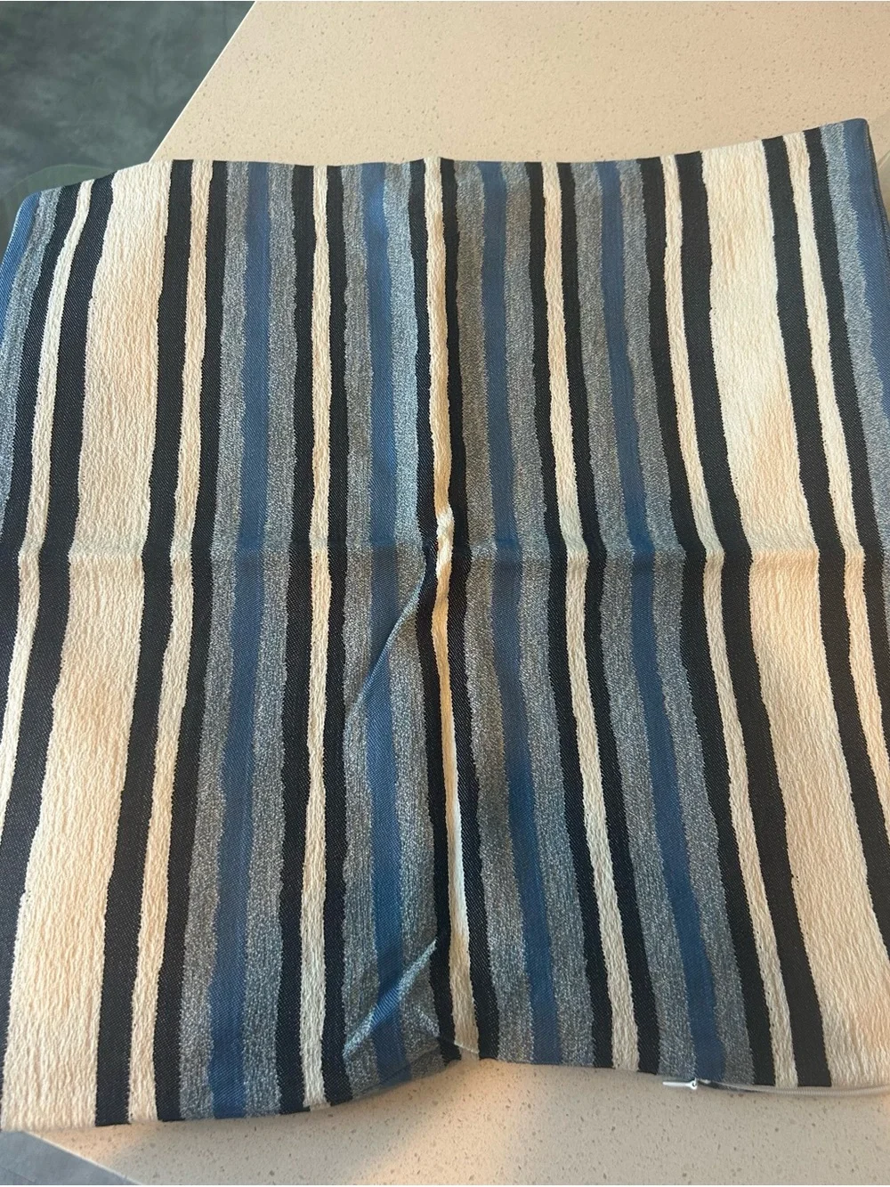 Williams Sonoma Nova Outdoor Stripe Pillow Covers Set of 2 $149 each retail